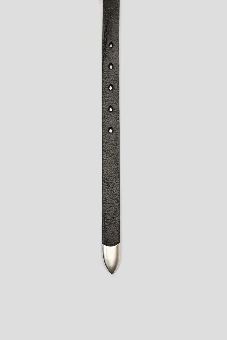 CEINTURE 2 CM CUIR NOIRE - Image 3
